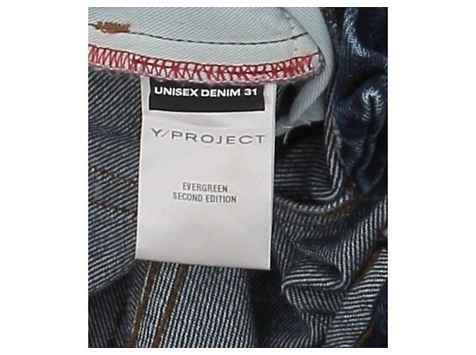 Autre Marque Y/PROJECT Jeans aus blauer Baumwolle - Ansicht 3