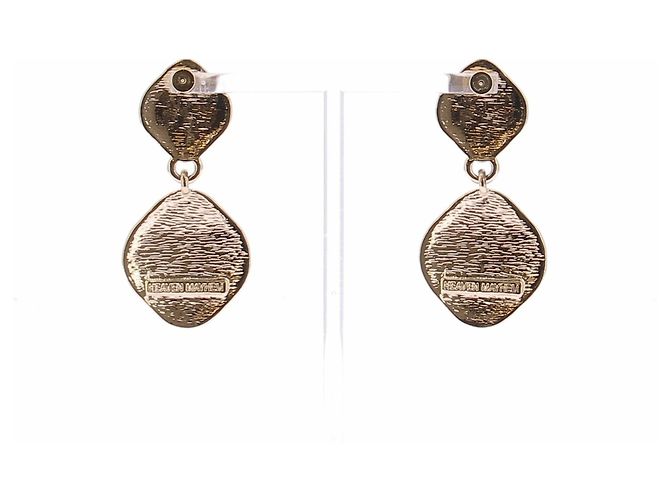 Autre Marque Hängeohrringe "Alma" Golden - Ansicht 3