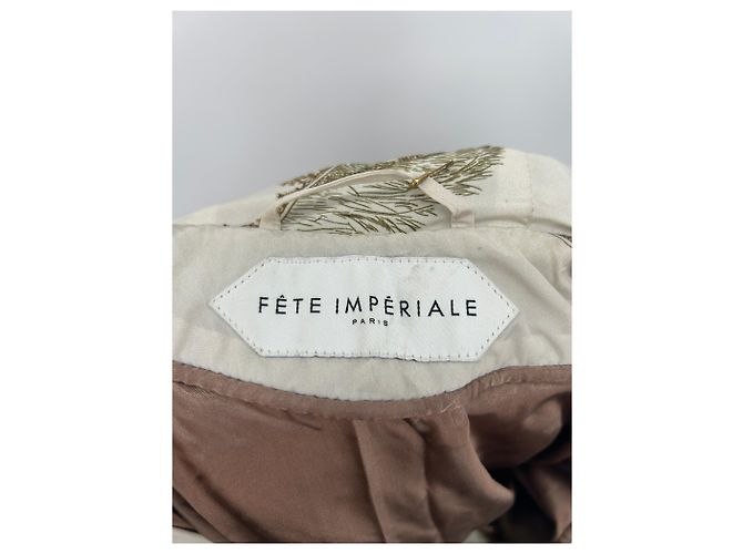 Autre Marque FETE IMPERIALE Steppjacke Creme Beige - Ansicht 5