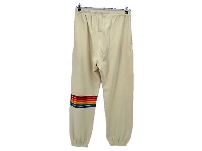 Autre Marque Pantalones de jogging AVIATOR crema de algodón Beige - vista 2