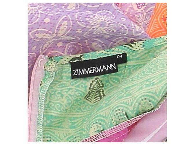 Top de algodón estampado beige Zimmermann - vista 5