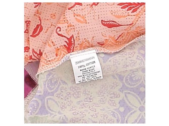 Top de algodón estampado beige Zimmermann - vista 6