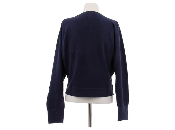 Autre Marque MOLLI Navy Blue Wool Cardigan - view 2