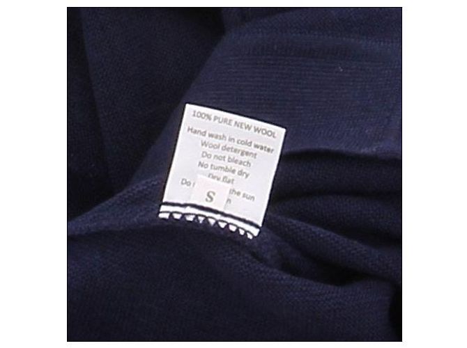 Autre Marque MOLLI Navy Blue Wool Cardigan - view 6