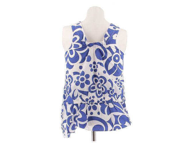 Marni Top senza maniche blu - vista 2