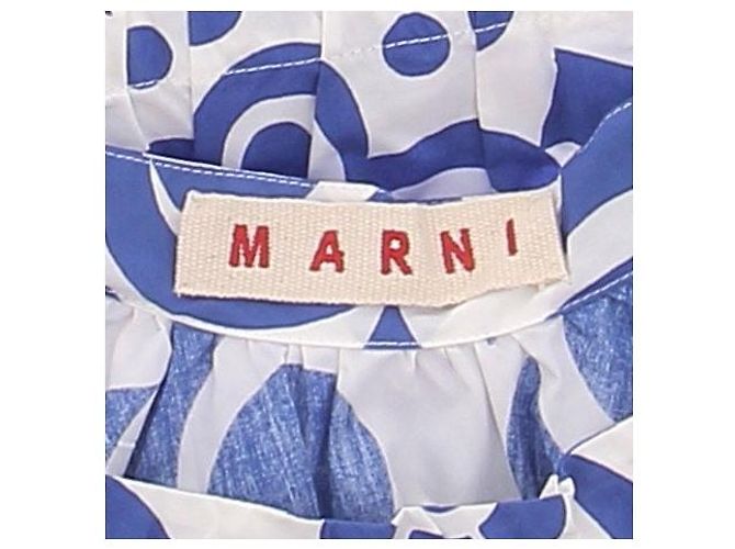 Marni Top senza maniche blu - vista 5