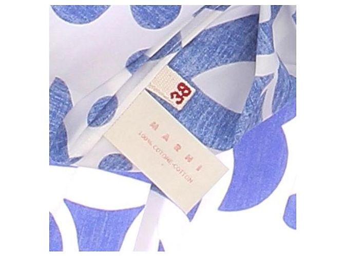 Marni Top senza maniche blu - vista 6