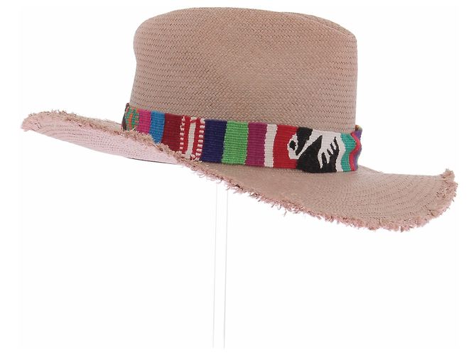 Autre Marque Cappello in paglia beige NICK FOUGUET - vista 2