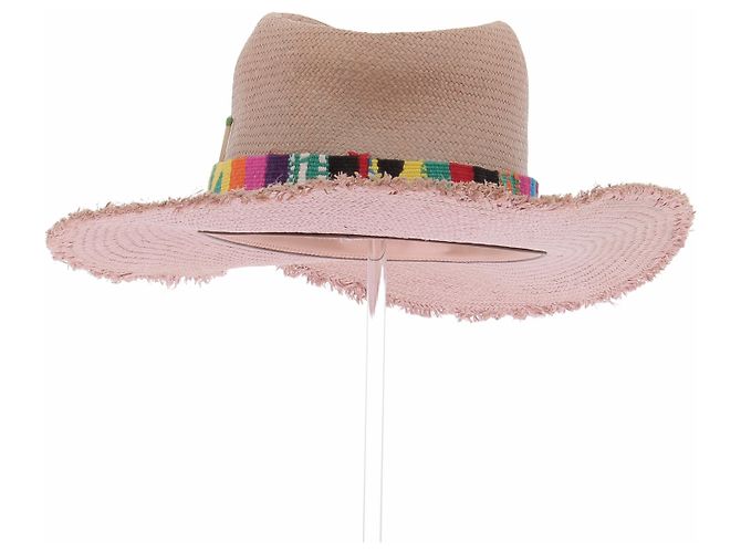 Autre Marque Cappello in paglia beige NICK FOUGUET - vista 4