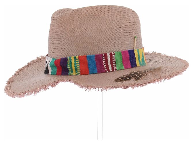 Autre Marque Cappello in paglia beige NICK FOUGUET - vista 5