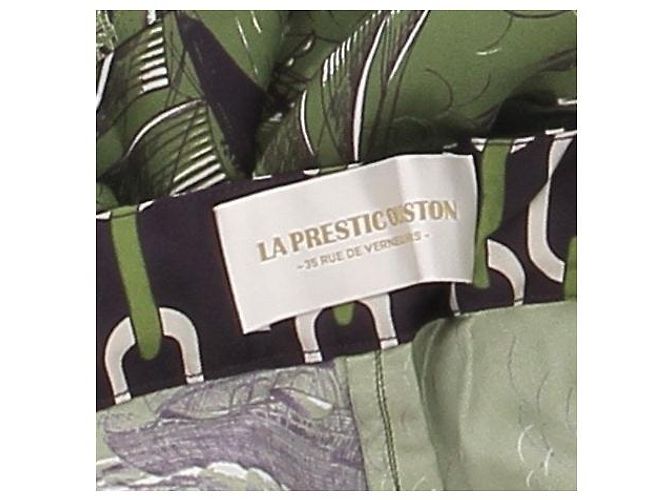 La Prestic Ouiston Calça fluida estampada Verde - vista 5