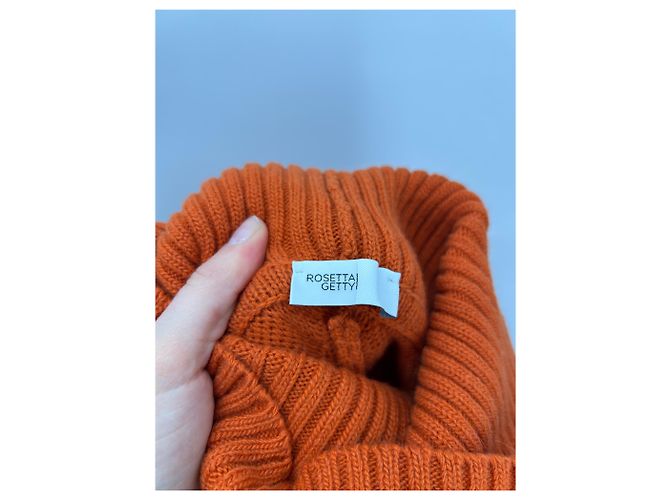 Autre Marque Jersey de lana naranja Rosetta Getty S - vista 5