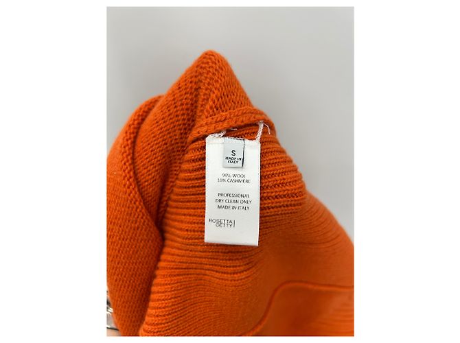 Autre Marque Jersey de lana naranja Rosetta Getty S - vista 6
