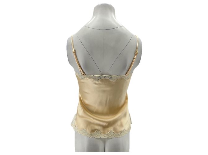 Top de encaje crema Vannina Vesperini Beige - vista 2