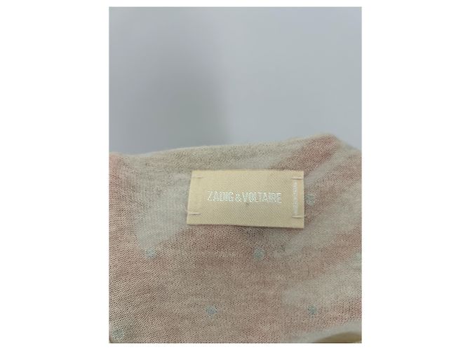 Suéter de cachemir Zadig & Voltaire beige con pedrería - vista 5