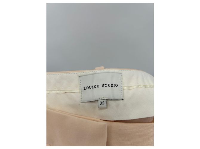 Autre Marque Pantalones de lana rosa LOULOU STUDIO XS - vista 3