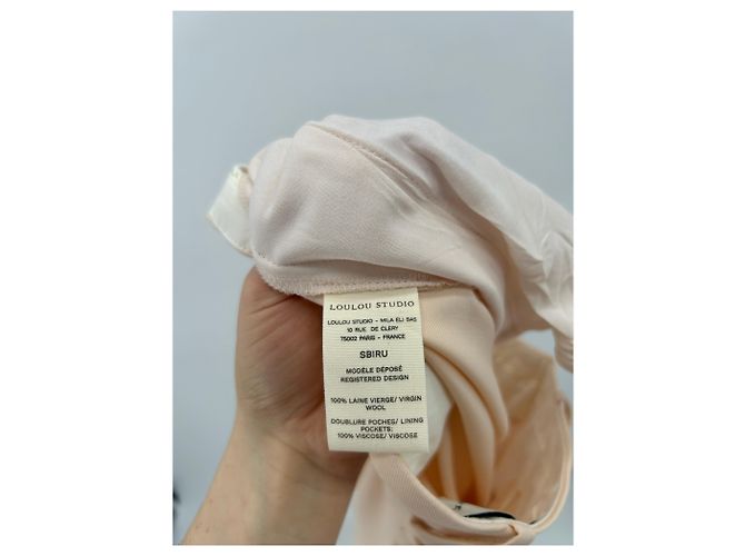 Autre Marque Pantalones de lana rosa LOULOU STUDIO XS - vista 4
