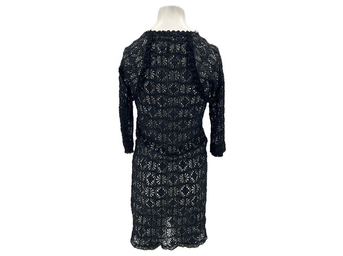 Vestido negro de algodón Isabel Marant Etoile - vista 2