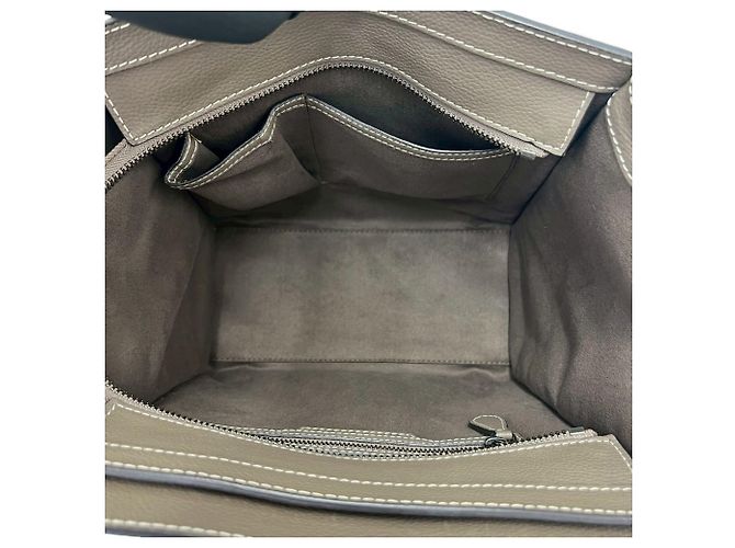 Céline Celine Luggage Micro Shopper Tote Bag Beige - Ansicht 8