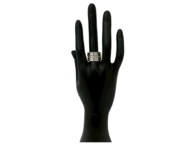 Tiffany & Co Anello Atlas Wide in argento sterling - vista 2