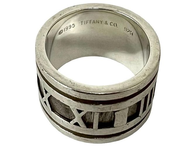 Tiffany & Co Anello Atlas Wide in argento sterling - vista 3