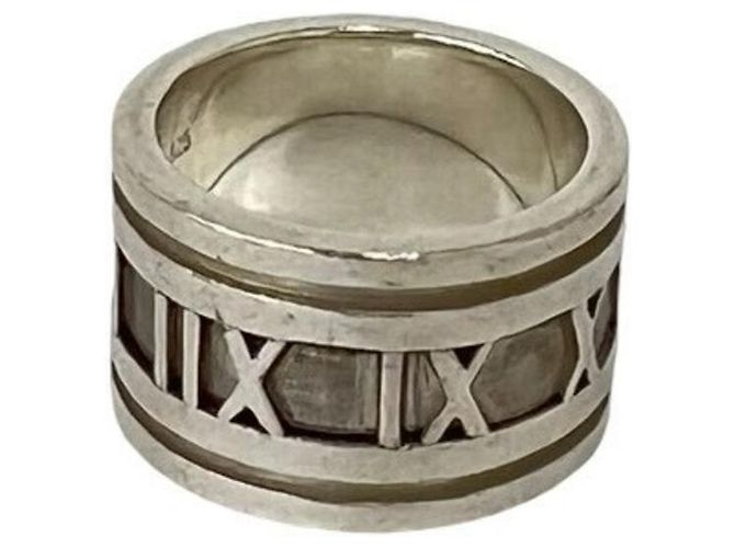 Tiffany & Co Anello Atlas Wide in argento sterling - vista 5