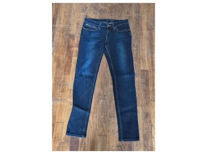 Levi's Vaqueros Low Rise Skinny - Azul Oscuro - Talla 27 - vista 4