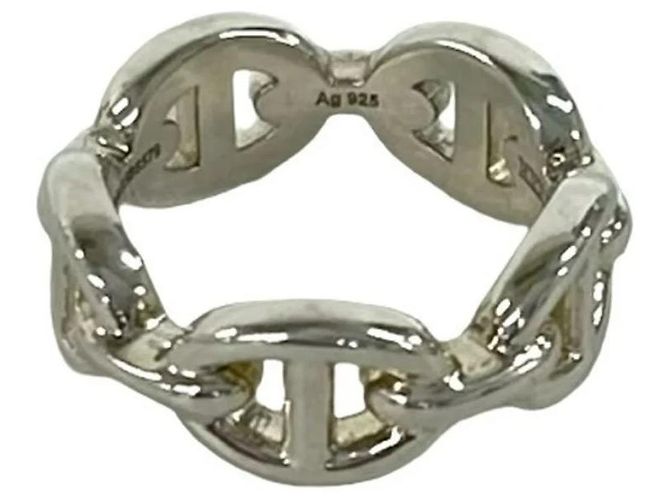Ring Hermès Anel Enchainée Hermes Prata - vista 5