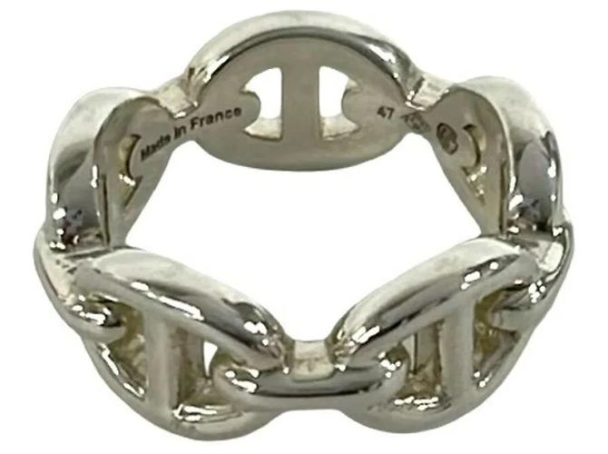 Ring Hermès Anel Enchainée Hermes Prata - vista 6