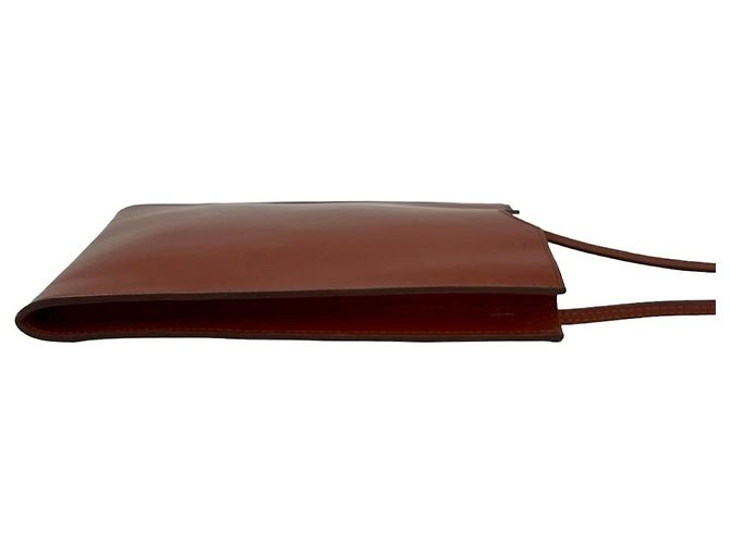 Hermès Hermes Omenitou Vintage Leder Schultertasche Braun - Ansicht 6
