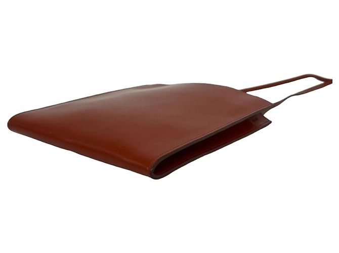 Hermès Hermes Omenitou Vintage Leder Schultertasche Braun - Ansicht 8
