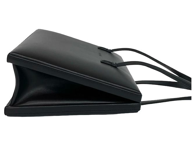 Loewe Vintage Logo Prägeleder Handtasche Schwarz - Ansicht 6