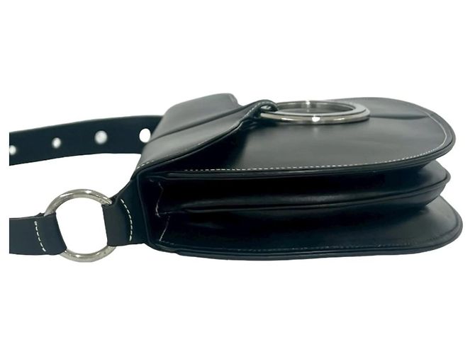 Borsa a spalla in pelle nera Loewe Nero - vista 5