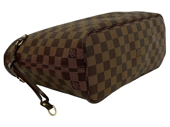 Borsa Tote Louis Vuitton Neverfull PM Damier Pattern Marrone - vista 7