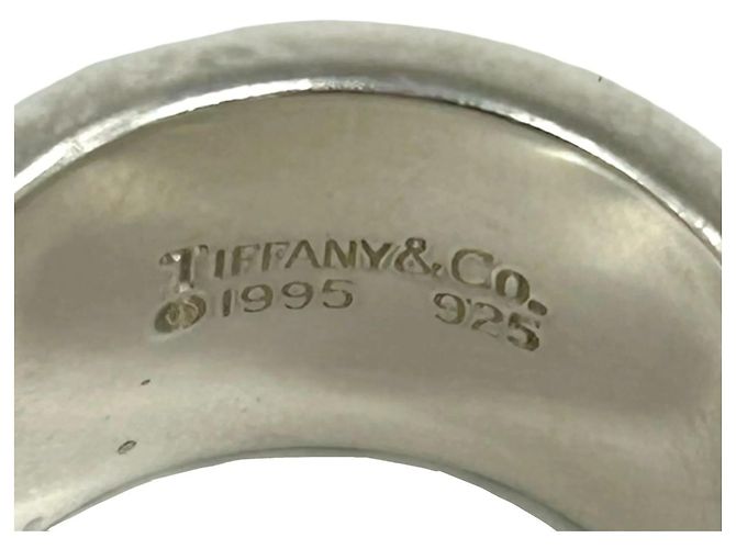 Tiffany & Co Anello Tiffany Vintage Wide Atlas Argento - vista 3