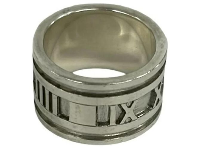 Tiffany & Co Anello Tiffany Vintage Wide Atlas Argento - vista 4