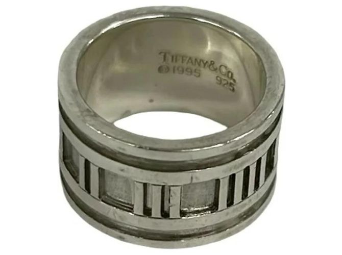 Tiffany & Co Anello Tiffany Vintage Wide Atlas Argento - vista 5