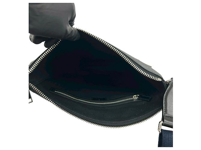 Borsa Tote a Spalla Gucci Sherry Line GG Supreme Logo Nero Rosso Blu navy - vista 9