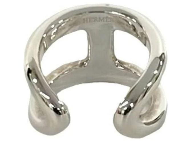 Hermès Osmo's GM Band Ring HERMES Silber - Ansicht 7
