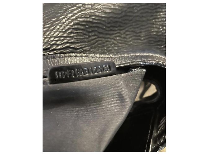 Borsa hobo Burberry in pelle nera Nero - vista 8