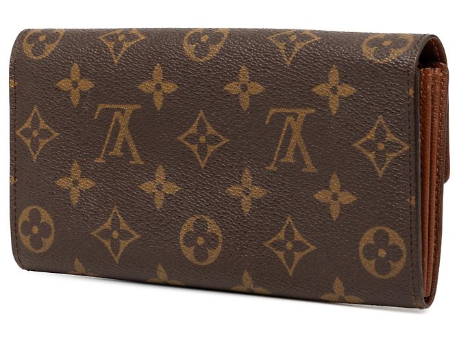 Cartera larga Sarah Monogram marrón Louis Vuitton Castaño - vista 2