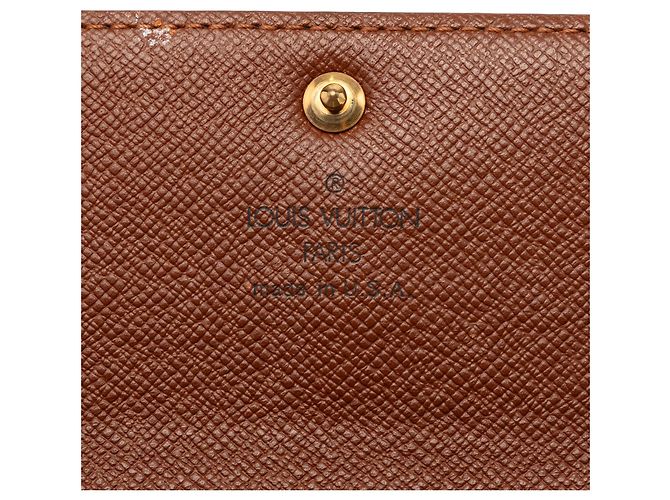 Cartera larga Sarah Monogram marrón Louis Vuitton Castaño - vista 5