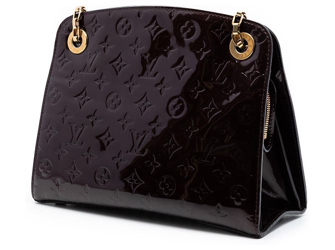 Louis Vuitton Purple Monogram Vernis Virginia MM Porpora - vista 2