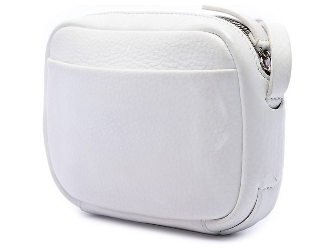 Borsa a tracolla Everyday Camera Bag XS in pelle bianca Balenciaga Bianco Crudo - vista 2