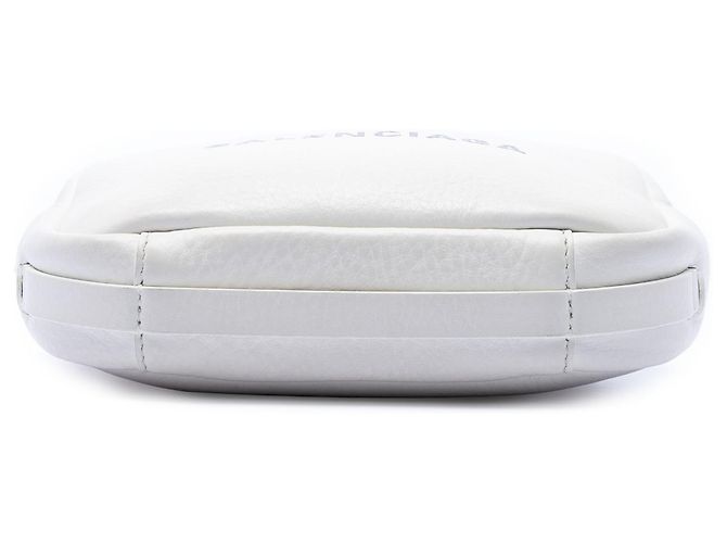 Borsa a tracolla Everyday Camera Bag XS in pelle bianca Balenciaga Bianco Crudo - vista 3
