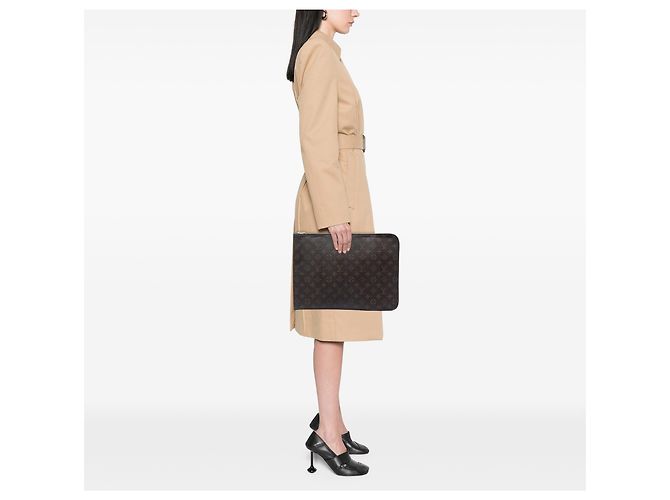 Louis Vuitton Braun Monogram Poche Documents Portfolio - Ansicht 6
