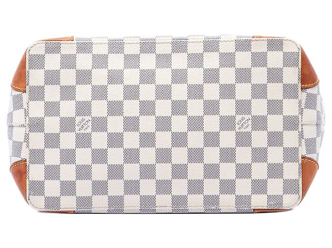 Louis Vuitton White Damier Azur Hampstead PM Bianco - vista 3