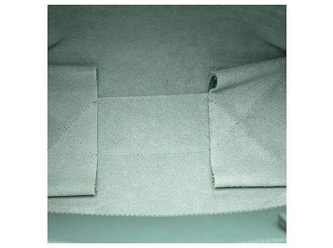 Cabas Céline Tote verticale Celine in pelle di vitello granulata blu Small Blu chiaro - vista 4