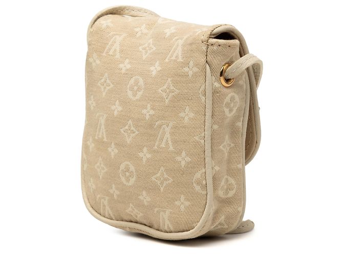 Louis Vuitton Pochette Mini Lin Monogram Beige Cancun - vista 2