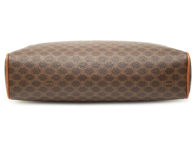 Céline Clutch de lona revestida Macadam marrón Celine Castaño - vista 3